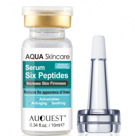 Ingrijire personala - Ser concentrat cu peptide si acid hialuronic, EVNC, Korean aqua, pentru fata si gat, 10 ml