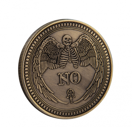 Moneda pentru colectionari, pentru predictie sau decizie, Gothic Copper Yes or No, aramie [1]
