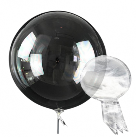 Set 10 baloane transparente, Balloon Clear, EVNC, 60 de cm [4]