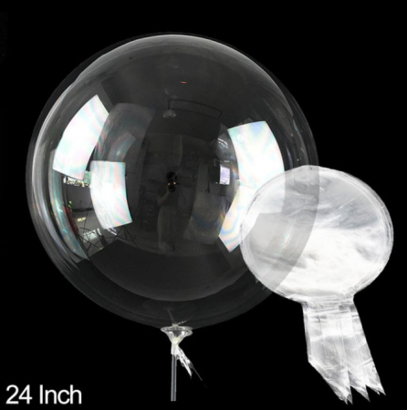 Set 10 baloane transparente, Balloon Clear, EVNC, 60 de cm [3]