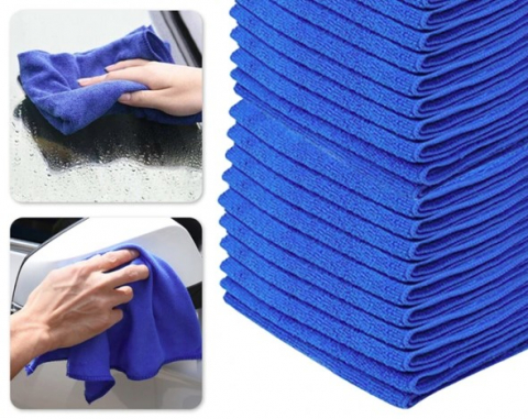 Accesorii auto interioare & exterioare - Set 10 prosoape pentru masina, EVNC, Microfiber Towels, diverse suprafete