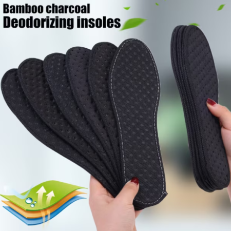 Set 2 branturi Bamboo, CRM, anti-umezeala, anti-miros, nr.40/42, negru, 26 cm [1]