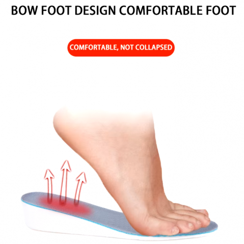 Set 2 Branturi cu inaltare de 1.5 cm, CRM, Suport Talpa Incaltaminte, 36-40, unisex, gri [5]