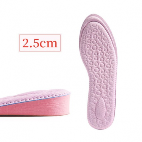 Set 2 branturi pentru inaltare si confort - 2.5 cm, CRM, suport arc plantar si talpa, pt. marimile 36-38, unisex