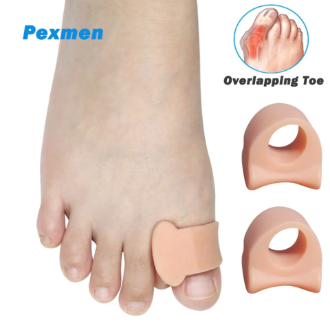 Set 2 buc Corector monturi hallux valgus din silicon, CRM,  separator degete picior, protector deget mare, suport ortopedic reutilizabil, unisex [2]