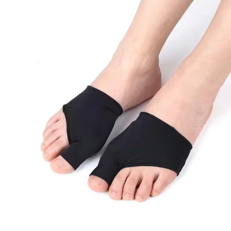Articole Sanatate & Wellness - Set 2 buc.Protectie si Sepatator Deget Mare, Hallux Valgus, Corector Bunion, CRM, elastic, unisex, marime universala, negru