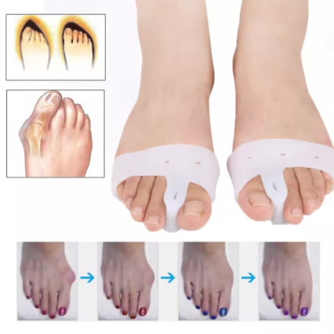 Set 2 protectii monturi si separator deget mare, CRM, silicon moale, respirabil, elastic, unisex, marime universala [1]