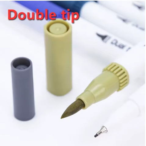 Set 12 de Markere pentru Adulți EVNC - Art Marker Dual Brush, 1 Cap Tip Pensulă și 1 Cap pentru Detalii [5]