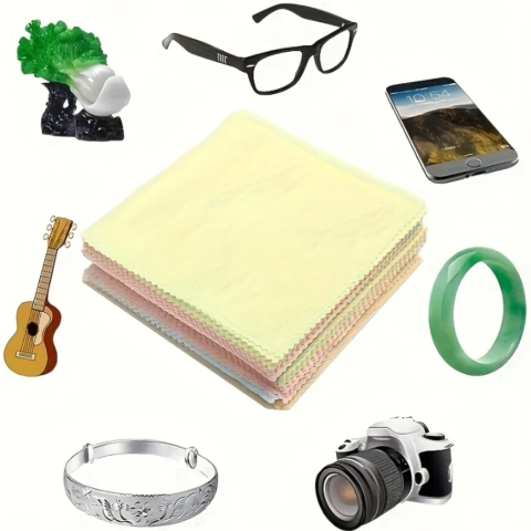 Set 50 lavete microfibra, CRM, curatare universala, ideale pentru ochelari, ecrane, geamuri, reutilizabile [2]