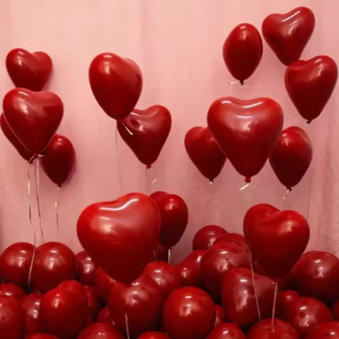 Decoratiuni - Set Baloane Valentine's Day EVNC - 10 Bucăți