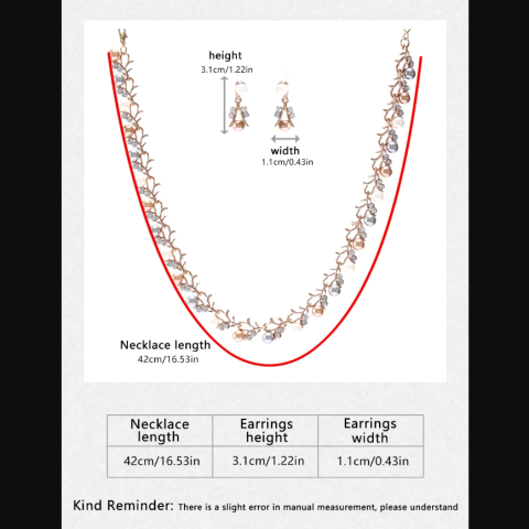 Set Colier si Cercei Dama, Model Floral cu Perle Multicolore, Auriu, Elegant, pentru Evenimente [2]