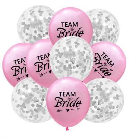 Set de 10 baloane cu tematica, EVNC, Bride to be [2]