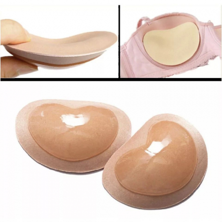 Set pernute push up pentru sutien, ADM, autoadezive, 11x8 cm, nude [1]
