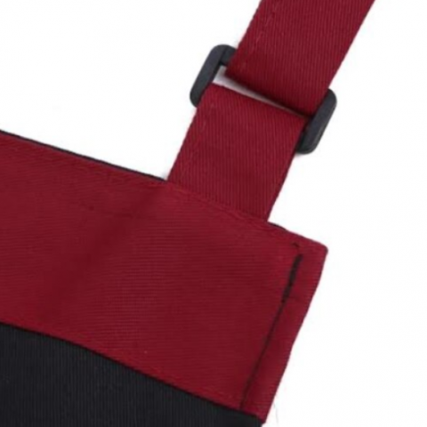 Sort cu buzunare, CRM, Reglabil, Unisex, Negru-Roșu [4]