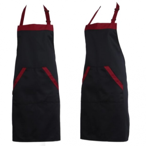 Sort cu buzunare, CRM, Reglabil, Unisex, Negru-Roșu [2]