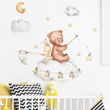 Sticker autocolant pentru perete, ADM, Beautiful Dreams, 70x66 cm [5]