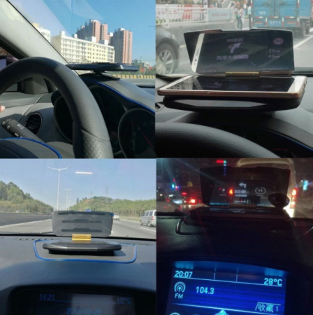 Suport auto pentru telefon de tip Head Up Display, GMO [5]
