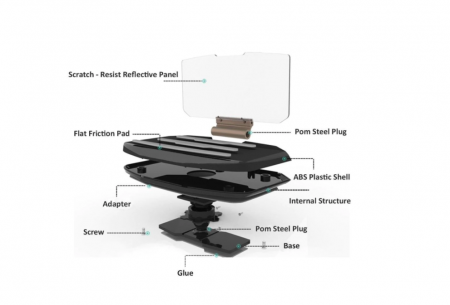 Suport auto pentru telefon de tip Head Up Display, GMO [6]