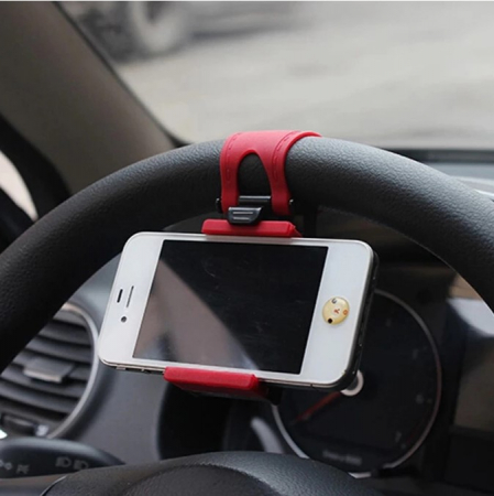 Suport auto pentru telefon, EVNC, Phone Clip, prindere de volan [1]