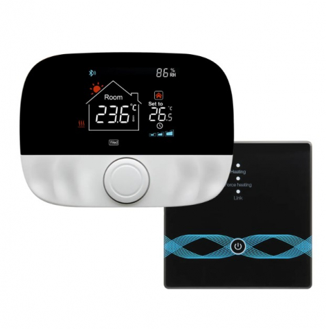Smart Home - Termostat pentru centrala pe gaz si incalzirea in pardoseala BeOk BOT-T9N-WiFi