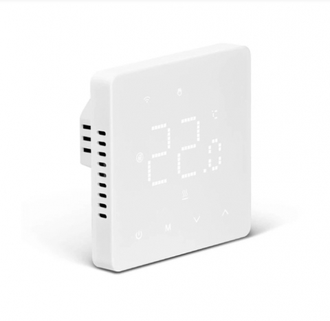 Smart Home - Termostat pentru centrala pe gaz si incalzirea in pardoseala prin apa BeOk TGM50-Wifi-WPB