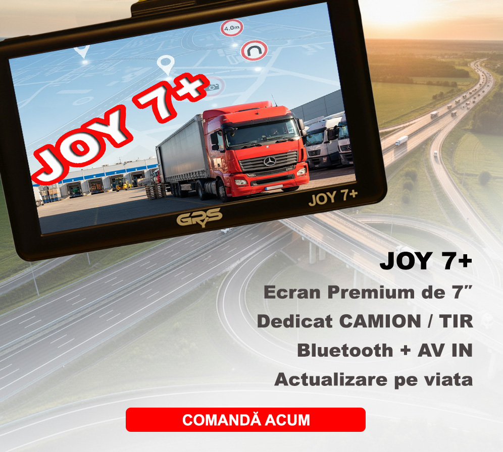 JOY 7+ | GPS profesional pentru camion si autoturism
