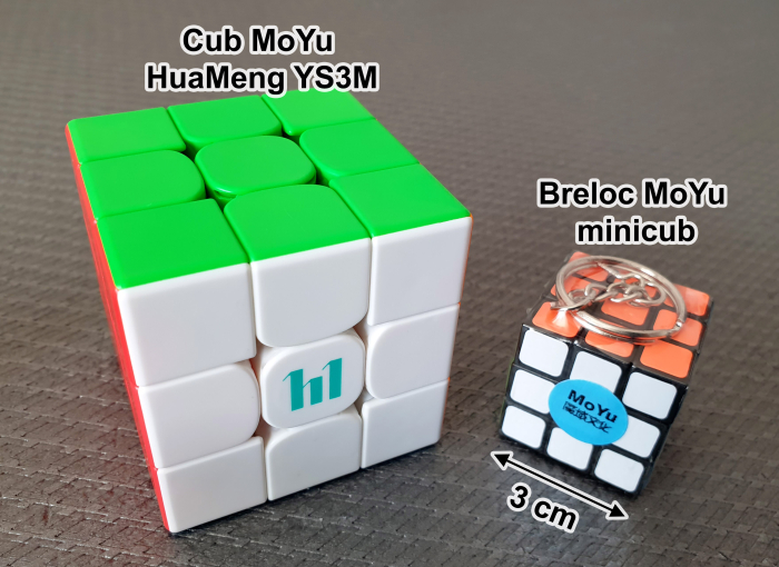 Cub Rubik profesional MoYu HuaMeng YS3M 3x3 Magnetic Speed Cube 2025 [8]