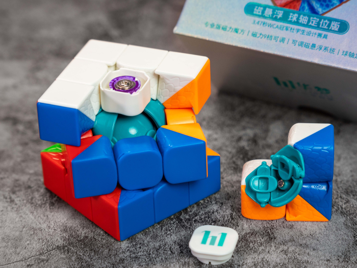 Cub Rubik profesional MoYu HuaMeng YS3M 3x3 Magnetic Speed Cube 2025 [19]