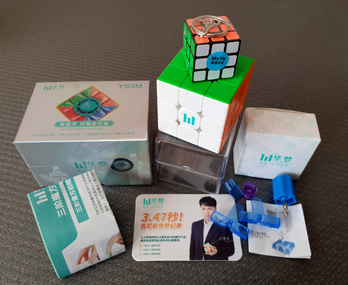 Cub Rubik profesional MoYu HuaMeng YS3M 3x3 Magnetic Speed Cube 2025 [26]