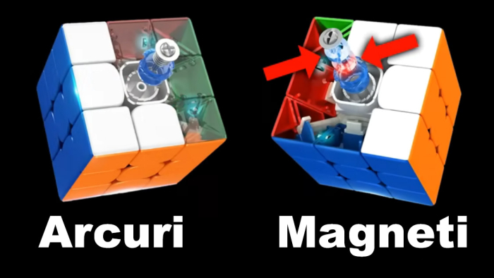 Cub Rubik profesional MoYu HuaMeng YS3M 3x3 Magnetic Speed Cube 2025 [24]