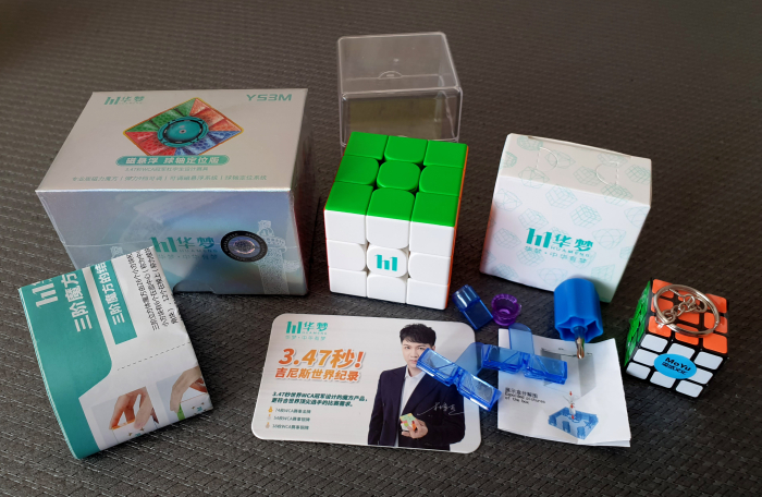 Cub Rubik profesional MoYu HuaMeng YS3M 3x3 Magnetic Speed Cube 2025 [3]