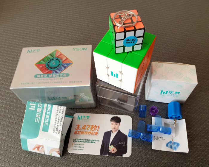 Cub Rubik profesional MoYu HuaMeng YS3M 3x3 Magnetic Speed Cube 2025 [43]