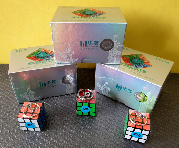 Cub Rubik profesional MoYu HuaMeng YS3M 3x3 Magnetic Speed Cube 2025 [25]