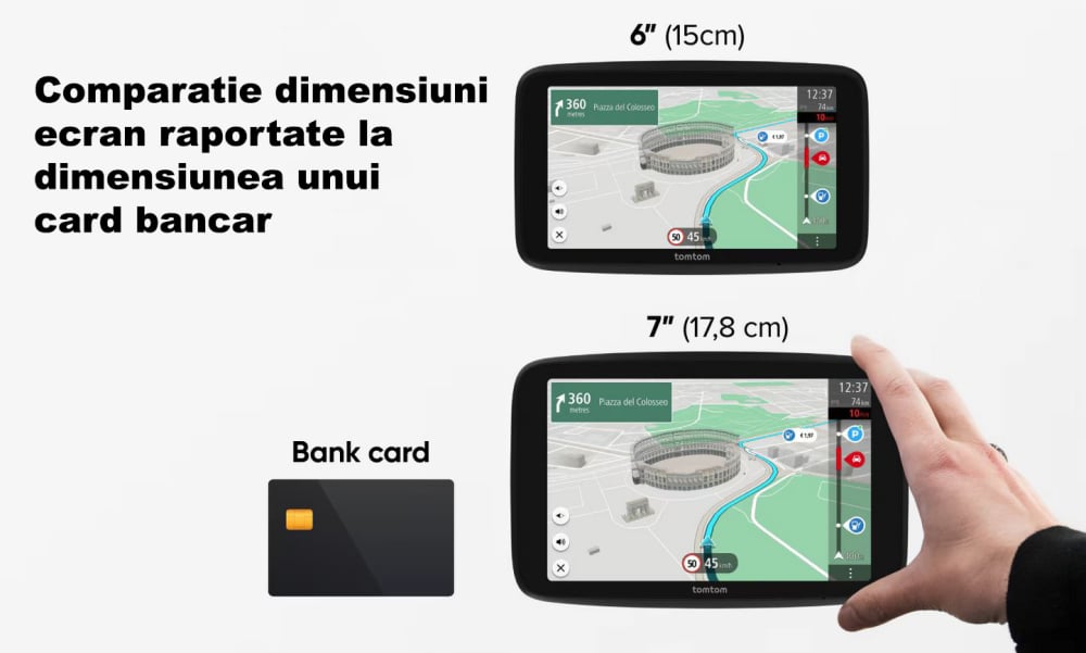 Sistem de navigatie GPS TomTom Go Superior 7 inch, Model 2025, Harta completa a lumii, Autoturism, Microbuz, Actualizari prin Wi-Fi gratuite pe viata, Comenzi Vocale, Live Traffic, Camere radar, Visua [16]