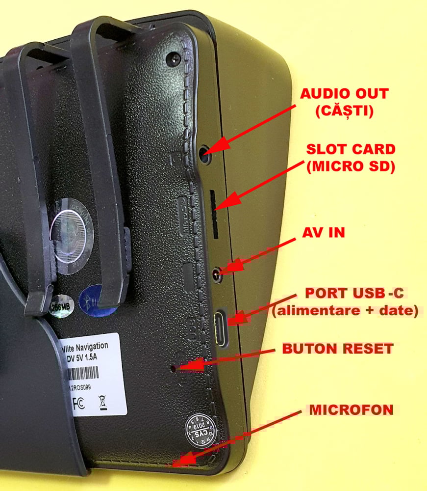 GPS Auto GPyeS JOY 7+ 7 inch cu Harti Europa 2025 Truck si Bluetooth [4]