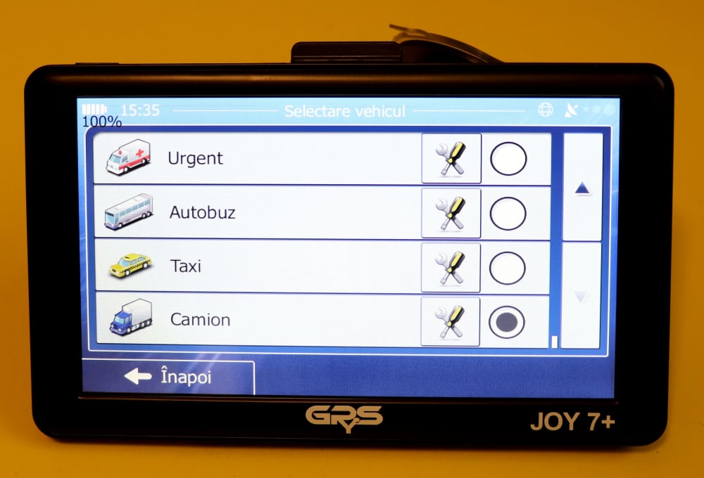 GPS Auto GPyeS JOY 7+ 7 inch cu Harti Europa 2025 Truck si Bluetooth [33]