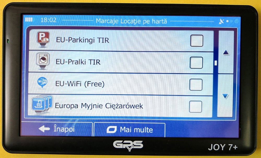 GPS Auto GPyeS JOY 7+ 7 inch cu Harti Europa 2025 Truck si Bluetooth [9]