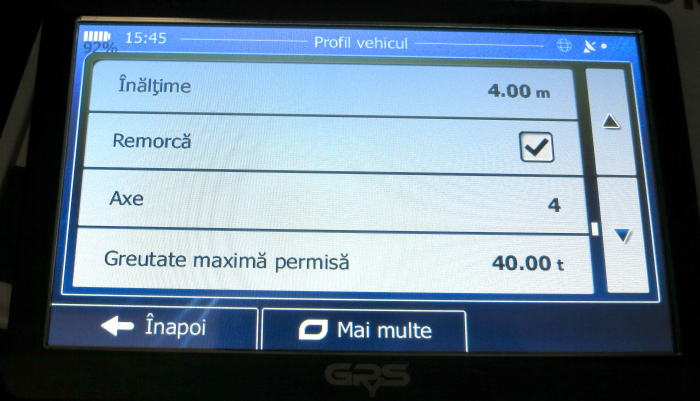 GPS profesional GPyeS JOY 7 7 inch pentru camioane și autoturisme, hărți Europa 2025 [26]
