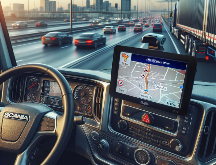 GPS profesional GPyeS JOY 7 7 inch pentru camioane și autoturisme, hărți Europa 2025 [29]