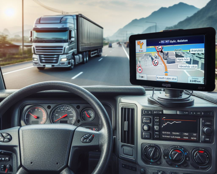 GPS profesional GPyeS JOY 7 7 inch pentru camioane și autoturisme, hărți Europa 2025 [3]