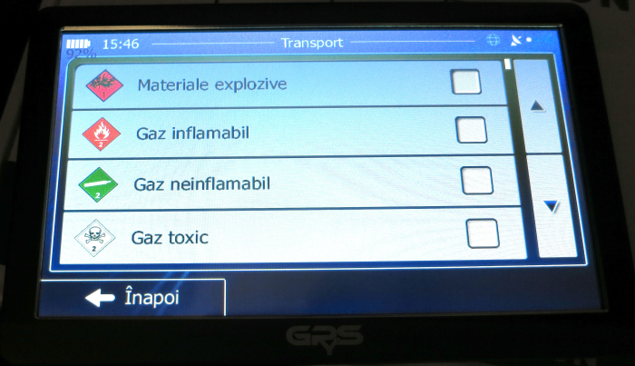 GPS profesional GPyeS JOY 7 7 inch pentru camioane și autoturisme, hărți Europa 2025 [27]