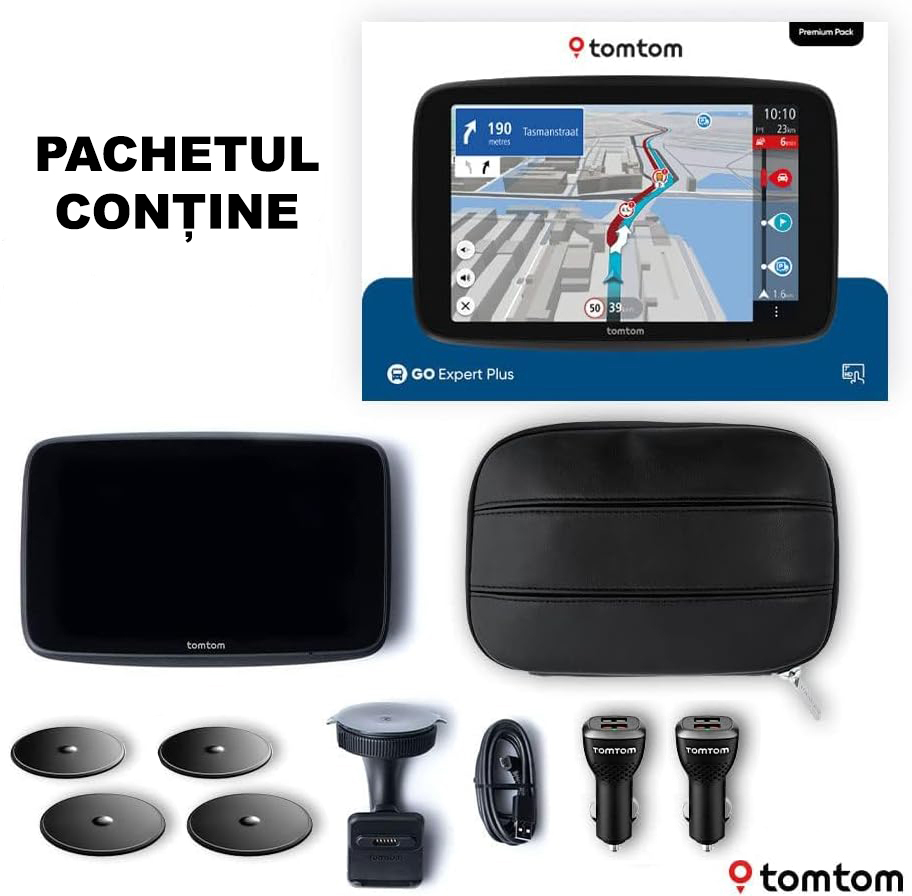 TomTom Go Expert Plus 7 inch – GPS profesional pentru camioane si autoturisme [8]