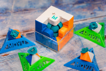 Cub Rubik profesional MoYu HuaMeng YS3M 3x3 Magnetic Speed Cube 2025 [16]