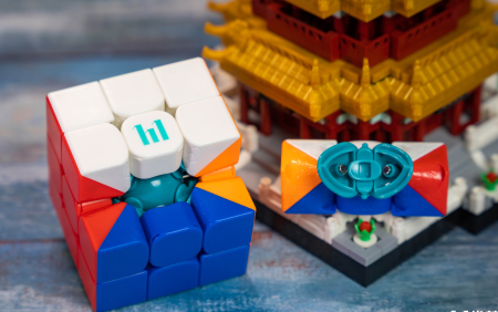 Cub Rubik profesional MoYu HuaMeng YS3M 3x3 Magnetic Speed Cube 2025 [17]