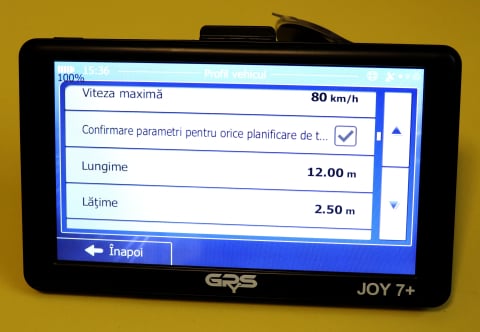 GPS Auto GPyeS JOY 7+ 7 inch cu Harti Europa 2025 Truck si Bluetooth [15]