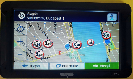 GPS profesional GPyeS JOY 7 7 inch pentru camioane și autoturisme, hărți Europa 2025 [31]