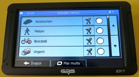 GPS profesional GPyeS JOY 7 7 inch pentru camioane și autoturisme, hărți Europa 2025 [23]