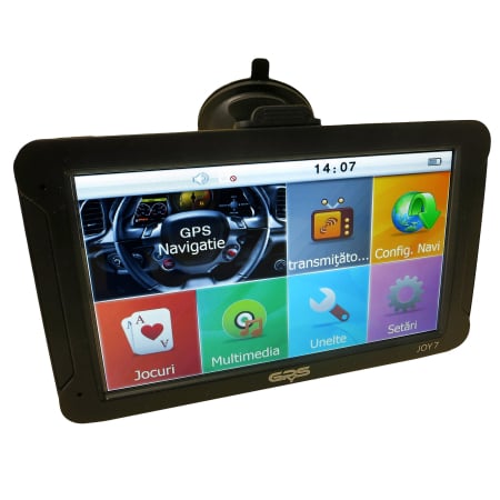Windows 7 inch - GPS profesional GPyeS JOY 7 7 inch pentru camioane și autoturisme, hărți Europa 2025