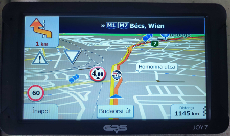 GPS profesional GPyeS JOY 7 7 inch pentru camioane și autoturisme, hărți Europa 2025 [30]