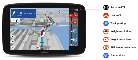TomTom Go Expert Plus 7 inch – GPS profesional pentru camioane si autoturisme [31]